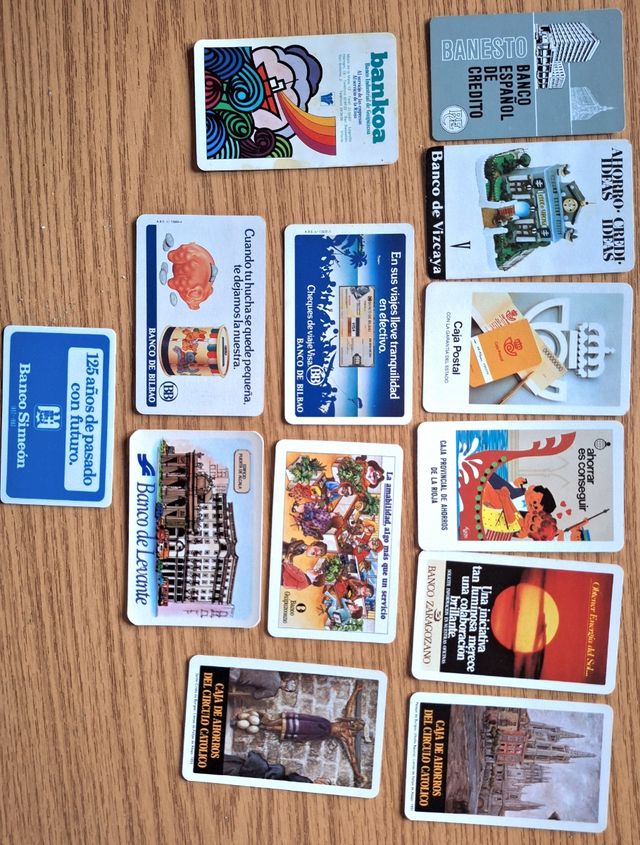 Calendarios 12 tema Bancos 82