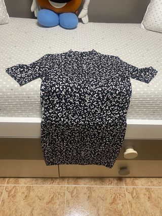Vestido leopardo blanco y negro nuevo!!!