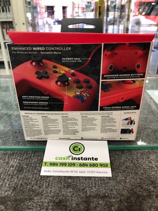 Mando Switch Super Mario 