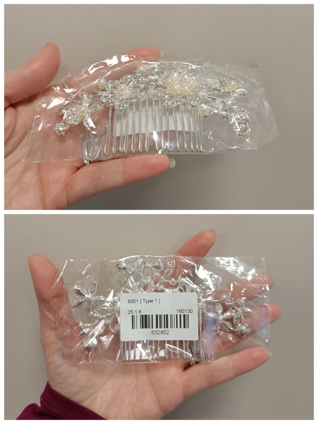 Nuovo fermaglio capelli cerimonia o sposa