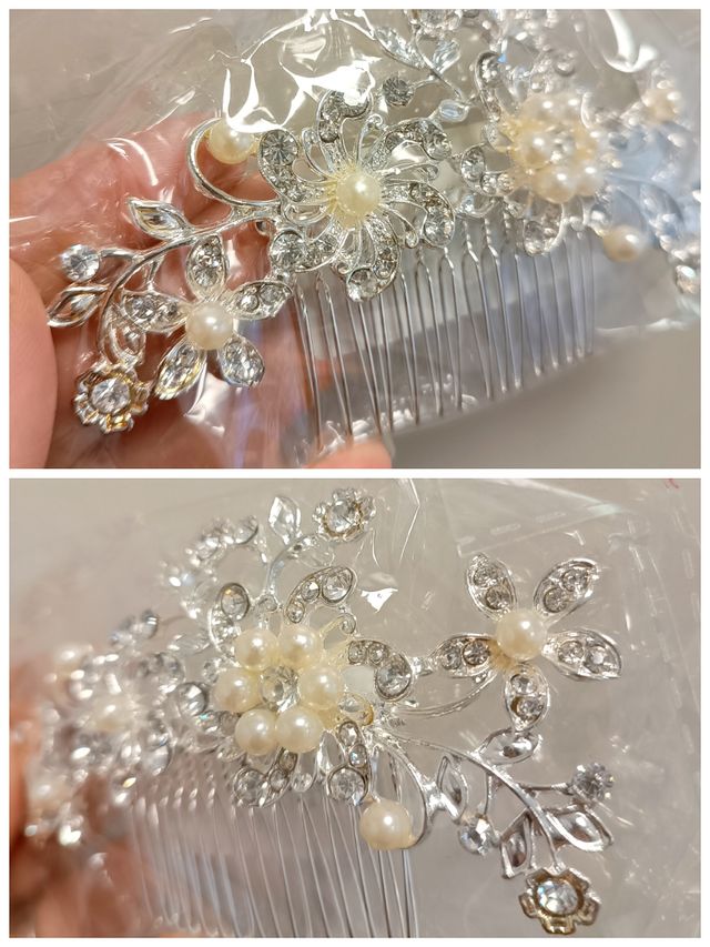 Nuovo fermaglio capelli cerimonia o sposa