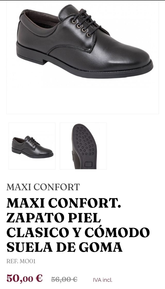 Zapatos hombre maxi Confort 01 A