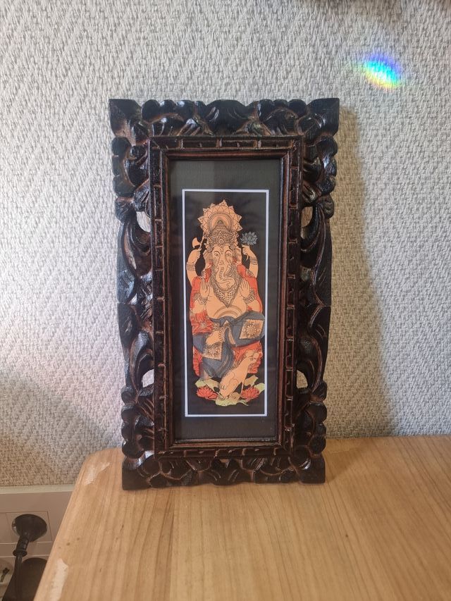 Cuadro Ganesha Tallado en Indonesia