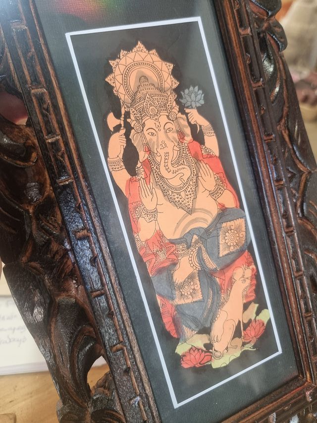 Cuadro Ganesha Tallado en Indonesia