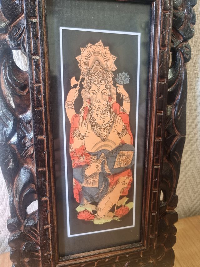 Cuadro Ganesha Tallado en Indonesia