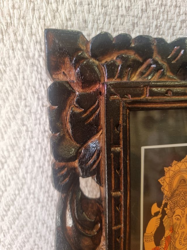 Cuadro Ganesha Tallado en Indonesia