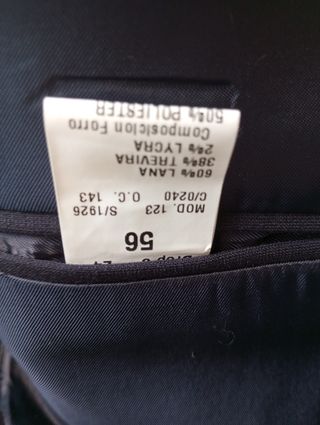 Traje de chaqueta de hombre