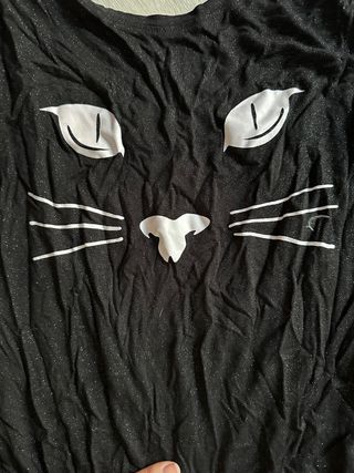 Disfraz de gato body women secret medias hueso 