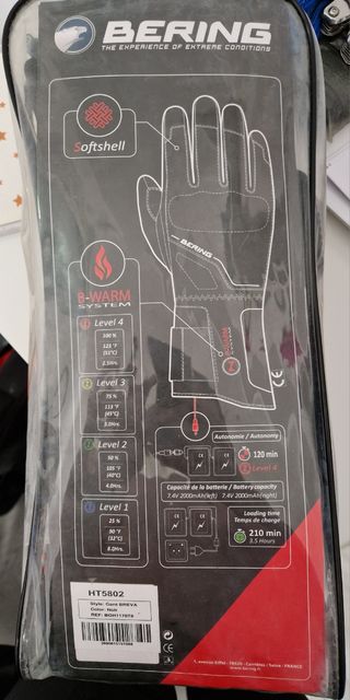 Guantes calefactables Bering Breva talla S