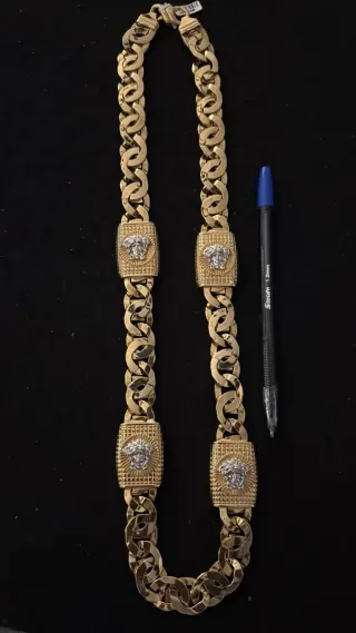 CADENA ORO 18KT 91,89GR MEDUSA