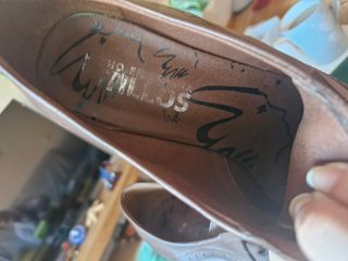 Zapatos Pitillos 41 Piel Moka - Taupe