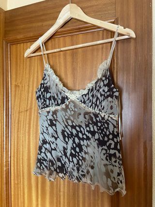 Camiseta tirantes mango talla S