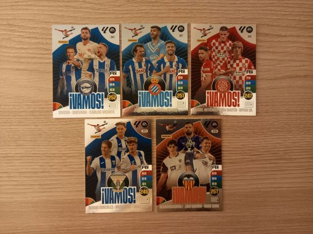 Cartas Adrenalyn XL La Liga 2025 ( Cambio )