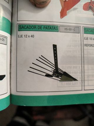 Arado azulcadores motoazada