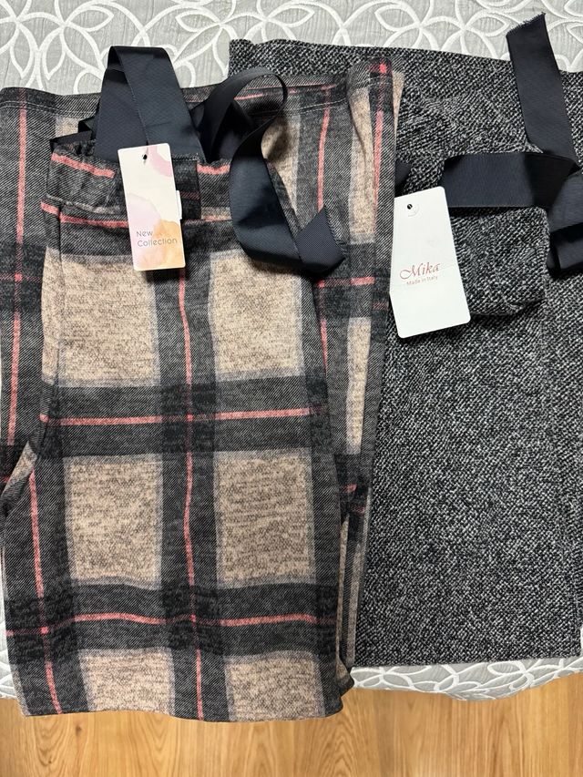 2 pantalones con etiqueta nuevos sin estrenar