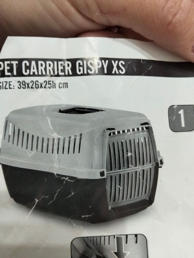 Trasportín pequeño mascotas