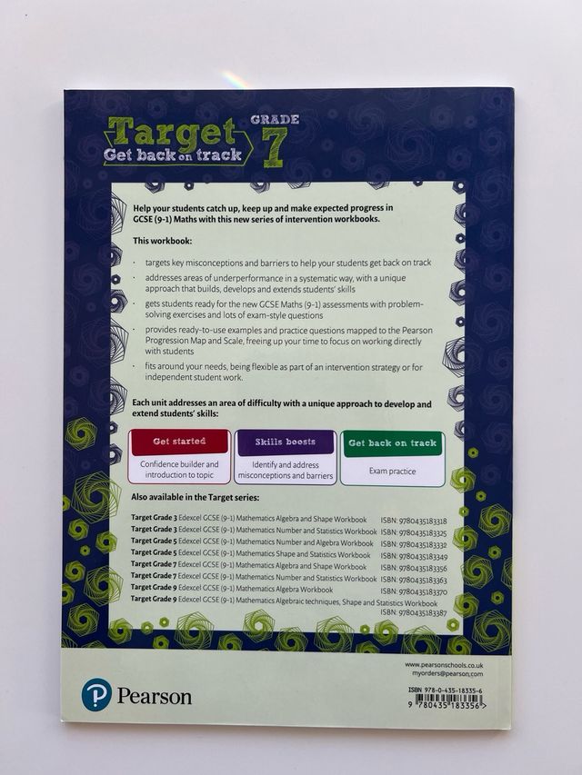 Target Grade 7 Edexcel GCSE 91 Mathematics