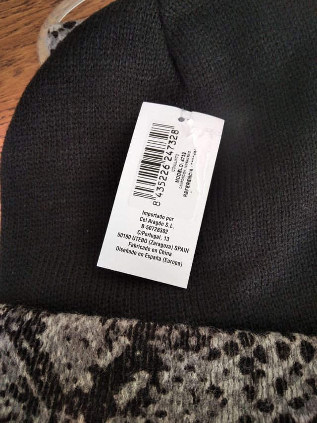 Conjunto bufanda+gorro+guantes