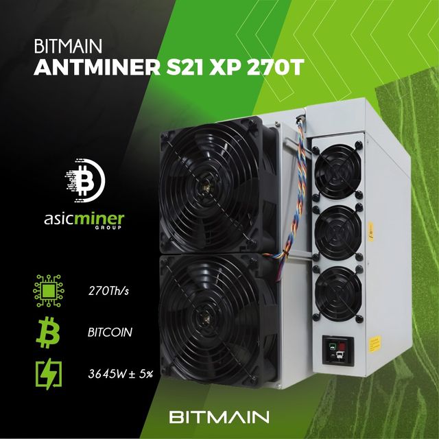 ⛏️ Antminer S21 XP 270TH/s🚀 ¡2 años de garantía!