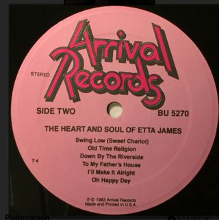 Vinilo Etta James