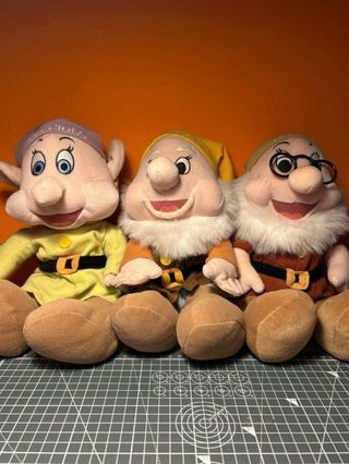 Peluche 3 nani Cucciolo Gongolo Dotto