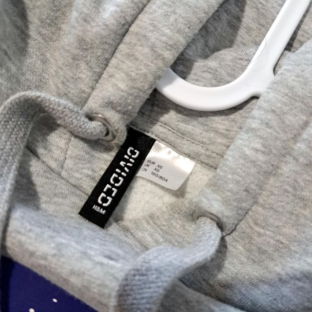 Sudadera NASA corta de mujer con capucha H&M