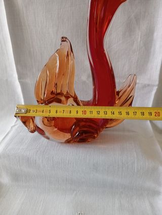 Scultura pesce in vetro di Murano vntg anni '50/60