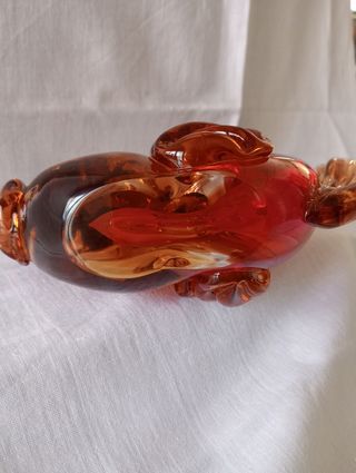 Scultura pesce in vetro di Murano vntg anni '50/60