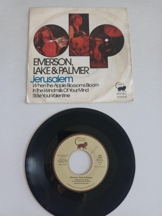 Singoli di Emerson, Lake & Palmer