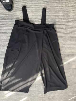 Salopette nera Massimo Rebecchi