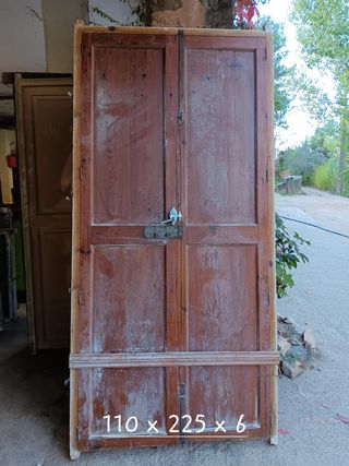 Puerta doble.