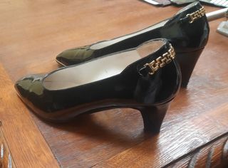 Zapatos charol negros