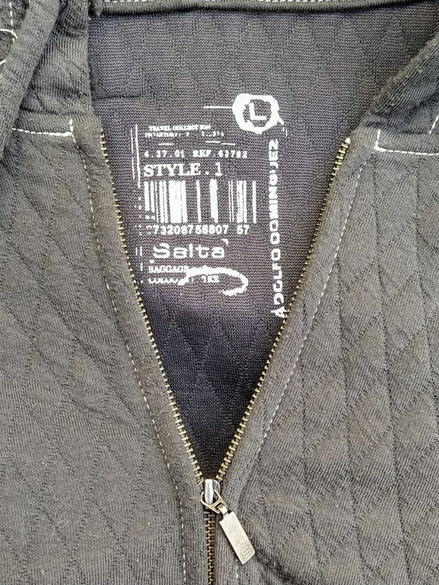 Sudadera gris capucha Adolfo Dominguez