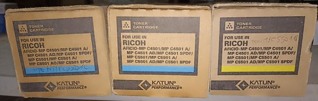 3 toner Ricoh MP C4501/5501