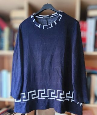 Jersey punto vintage mujer oversize