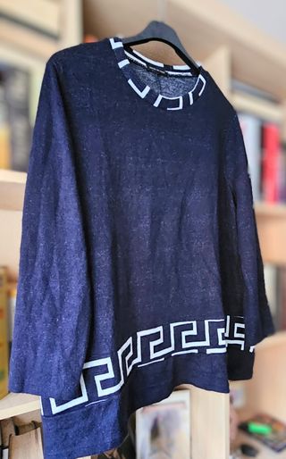Jersey punto vintage mujer oversize