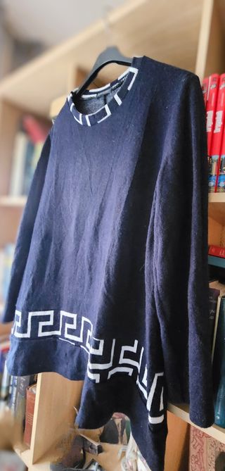 Jersey punto vintage mujer oversize