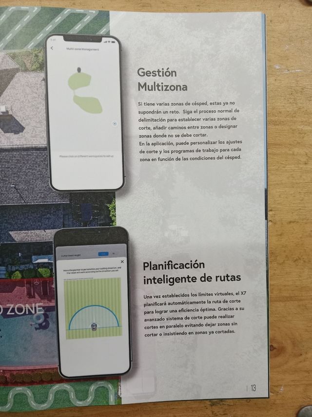 Robot cortacésped sin cable sunserker x7