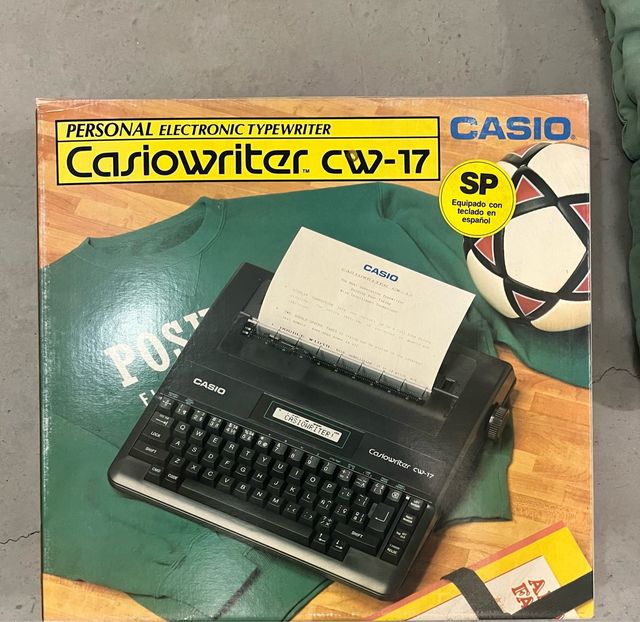 Maquina de escribir CASIO CW17