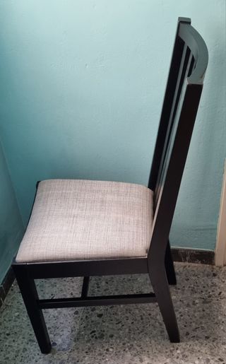 4 sillas ikea norrnas negro