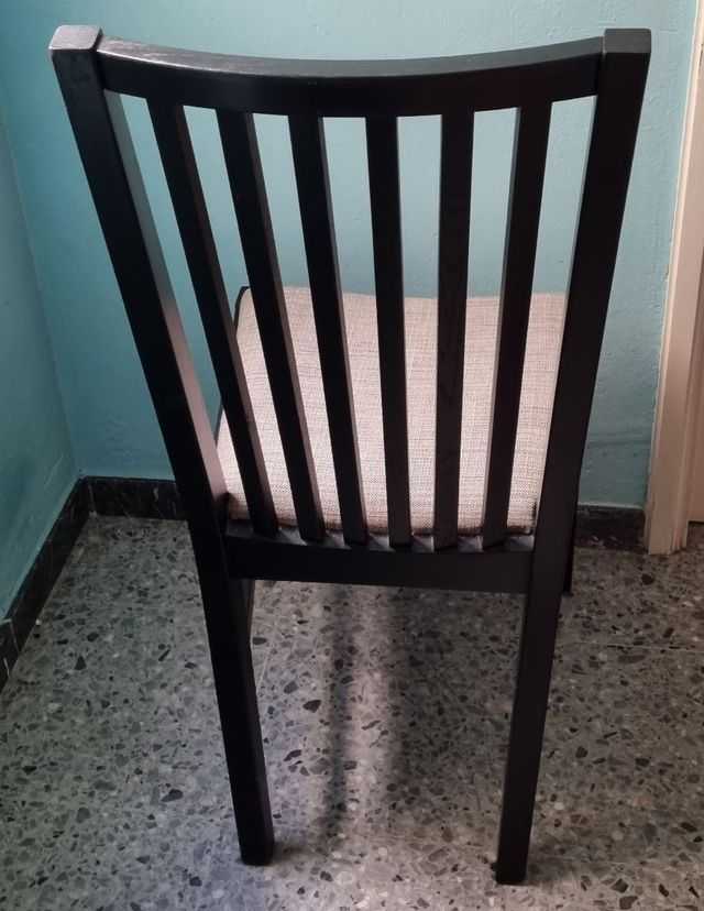 4 sillas ikea norrnas negro