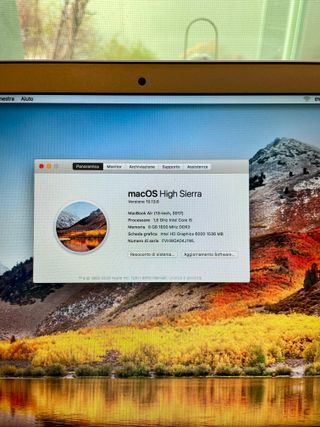 MacBook Air 13" 2017 i5 da 8gb e 256gb SSD