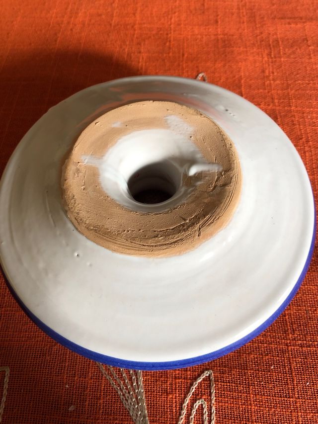 Palmatoria de ceramica antigua