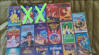 Pack 17 Peliculas de Animacion en VHS