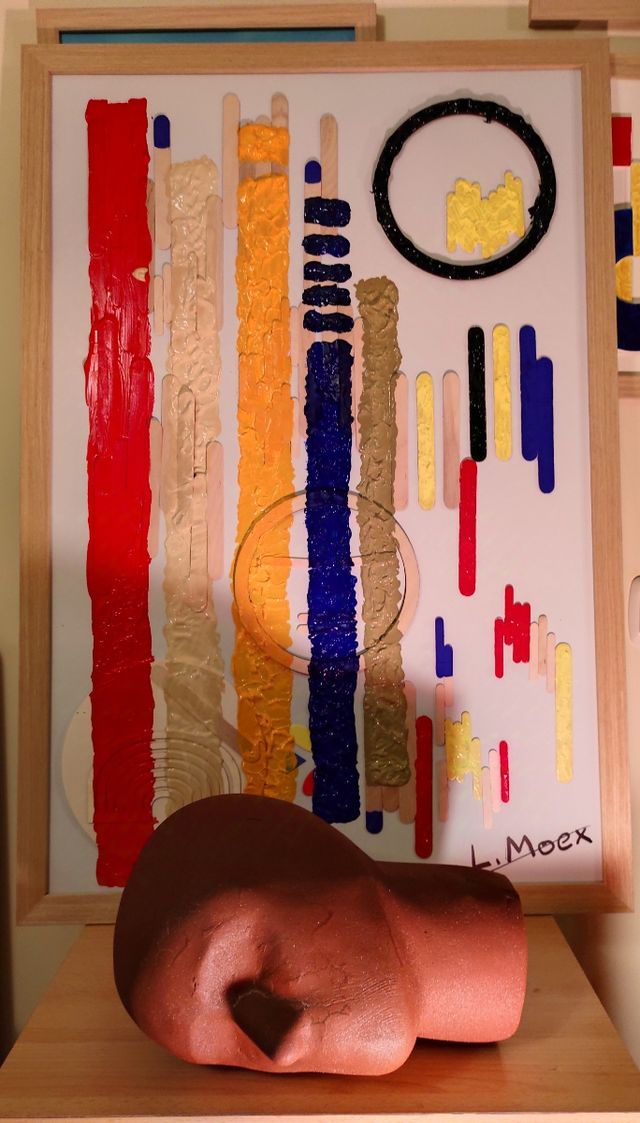 Cuadro abstracto acrilico