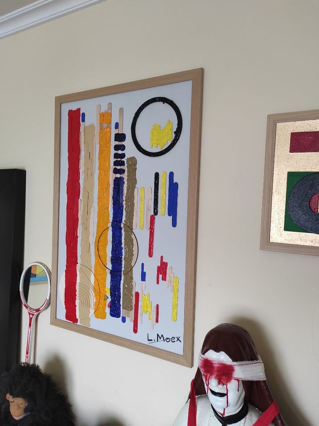 Cuadro abstracto acrilico