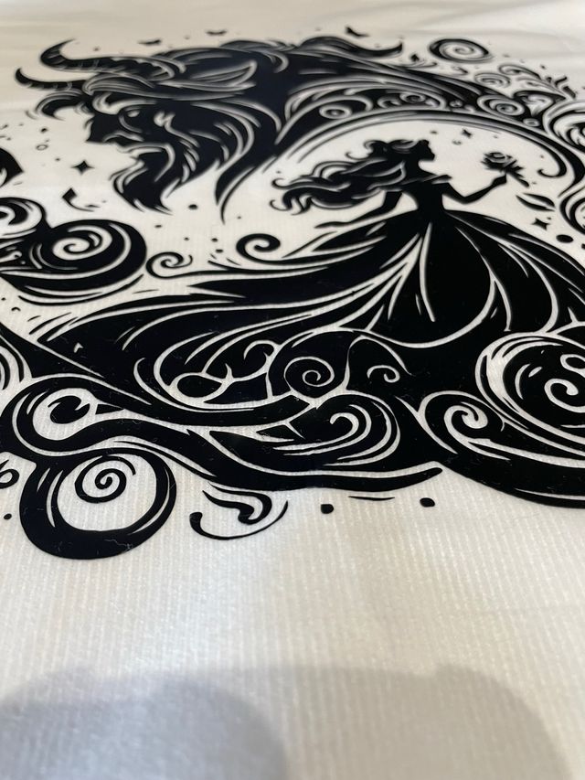 Funda de cojín La Bella y la Bestia