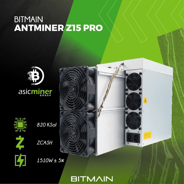 ⛏️Antminer Z15 Pro(820KSOL/s)🚀 2 años de garantía