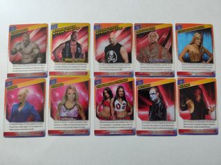 Cartas y álbum action cards Panini WWE