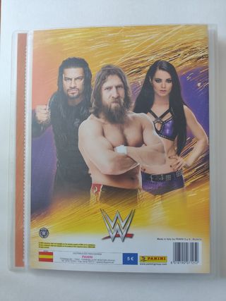Cartas y álbum action cards Panini WWE